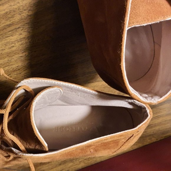 Tan Marta Suede Ankle Boot - Picture 3 of 6